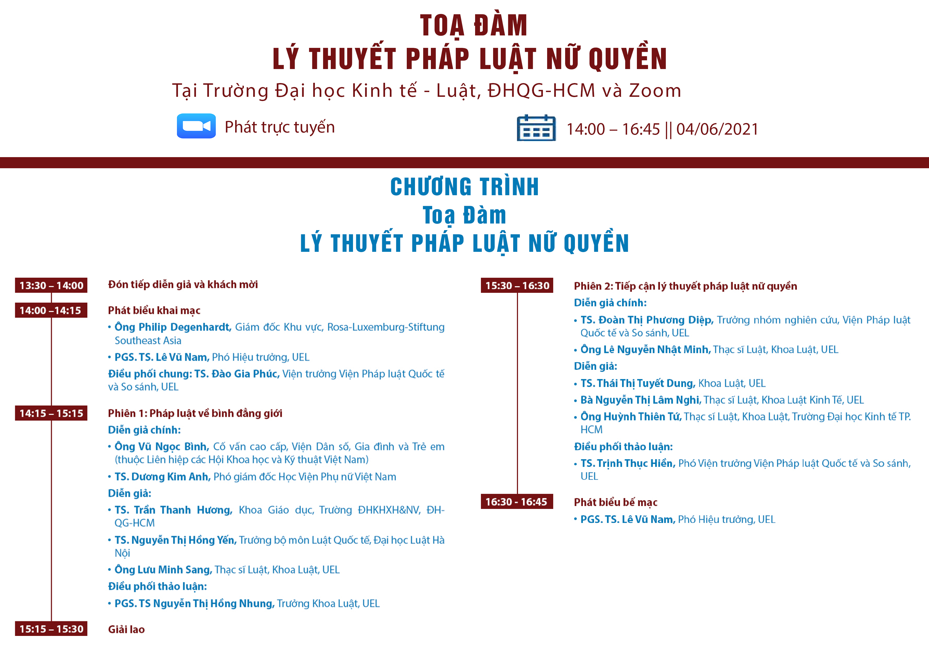 Phiên tọa đàm 2021